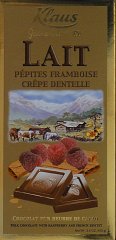 Klaus Lait pepites framboise crepe dentelle